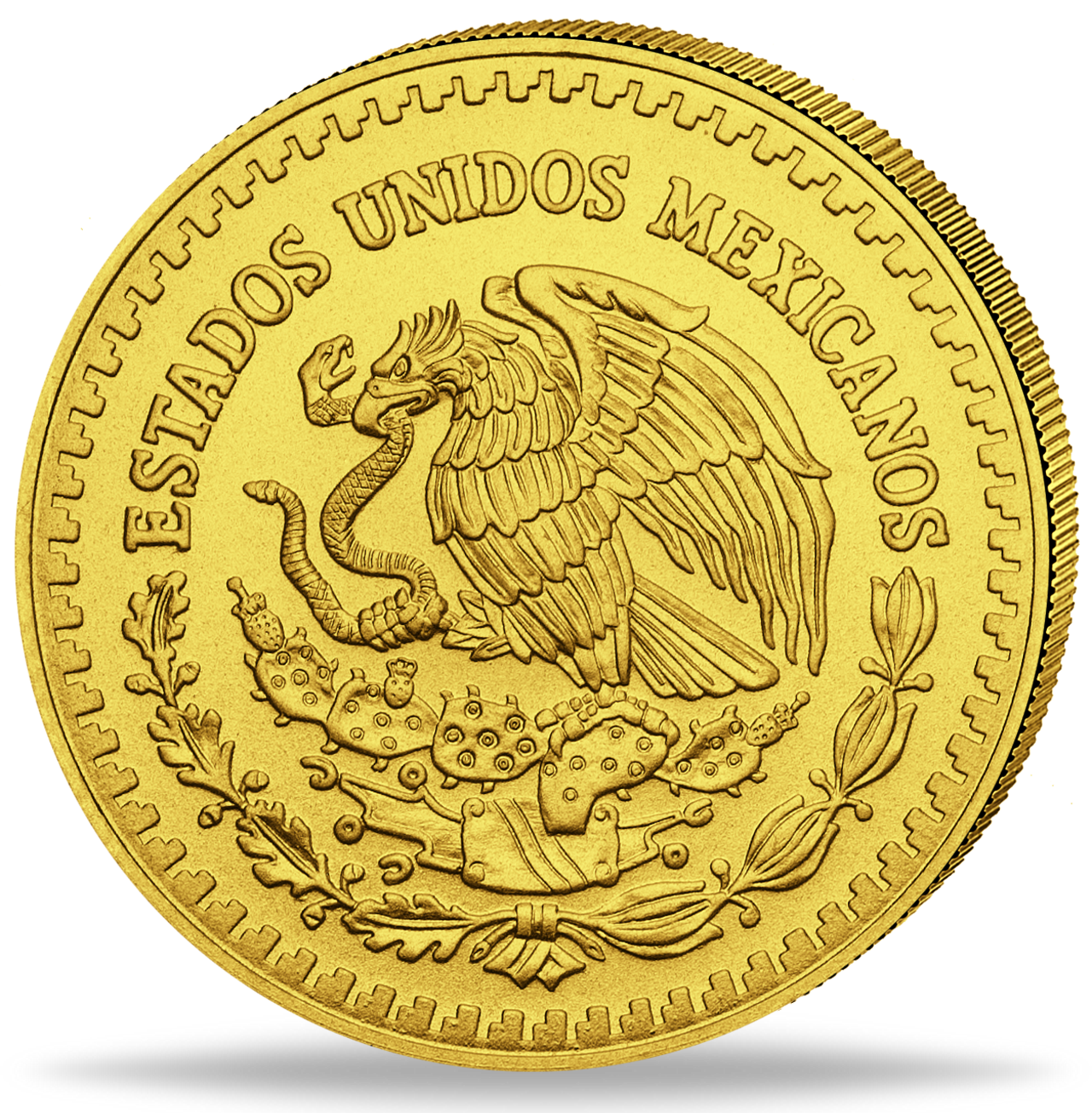 1/2 Unze Goldmünze Libertad Mexiko 2022 Rückseite
