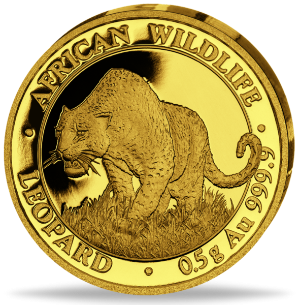 20 Shilling Leopard - Vorderseite Münze