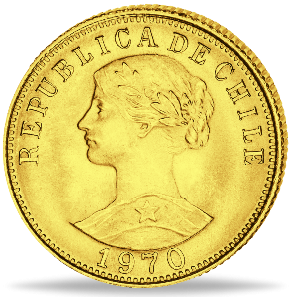 50 Pesos Chile - Vorderseite Münze