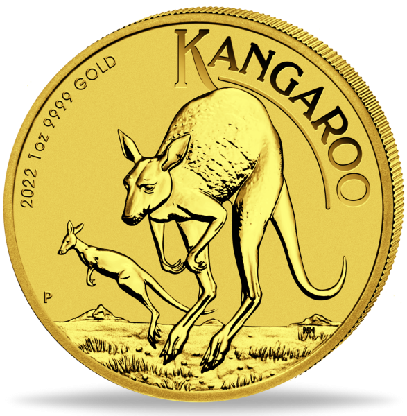 100 Dollar Känguru - Münze Vorderseite