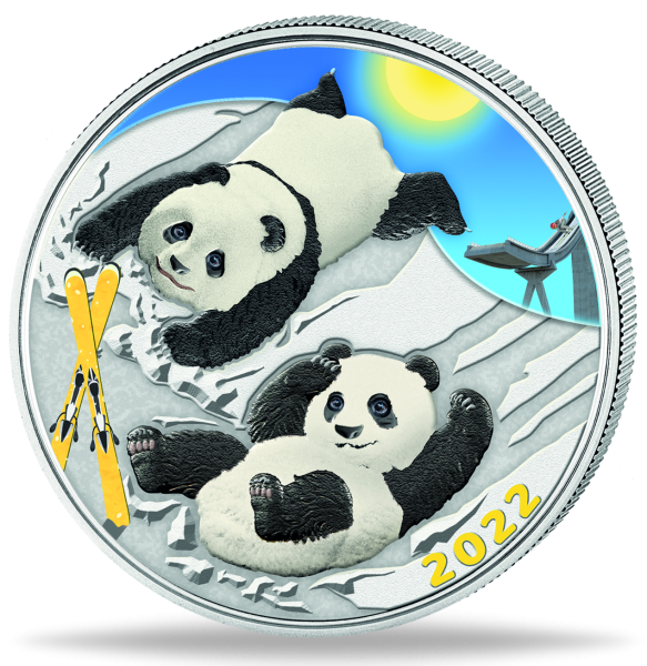 30 Gramm Panda Tag Version - Vorderseite Münze