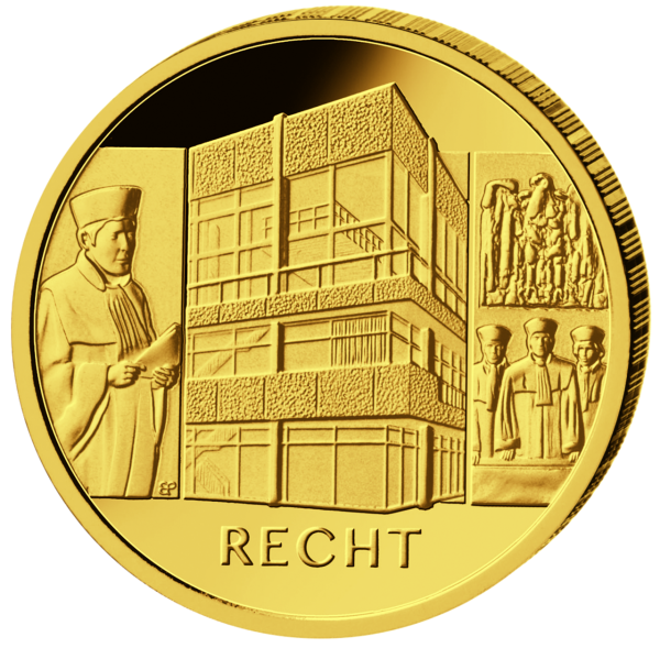 1/2 Unze Gold 100 Euro Saeulen der Demokratie Recht G_Vorderseite00110612021 20