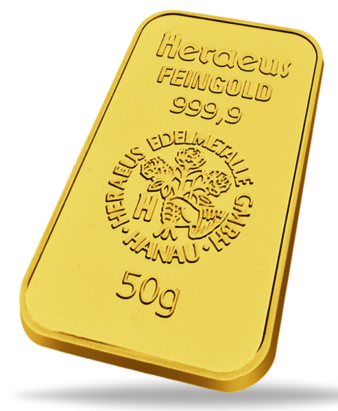 50 Gramm Goldbarren Hersteller unserer Wahl