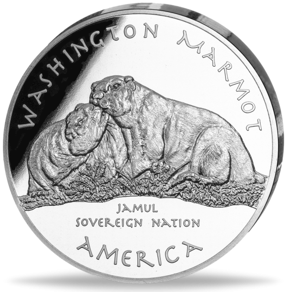 1 Unze Silbermünze Chinook Washington 2019 Native American Silver Dollar PP Reve