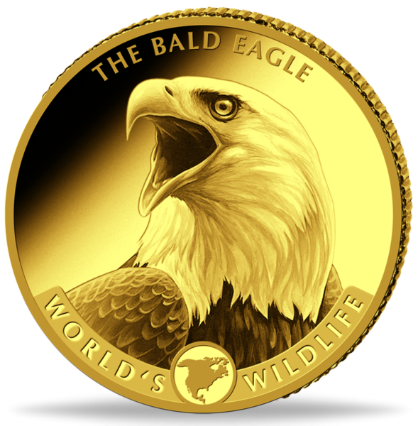 0,5g Weißkopfseeadler - Vorderseite Münze