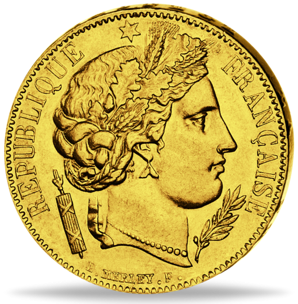 20 Französische Francs Cereskopf - Vorderseite Münze